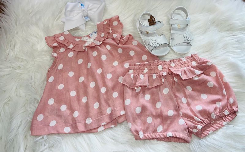 Mayoral- Baby- Polka Dot Short Set