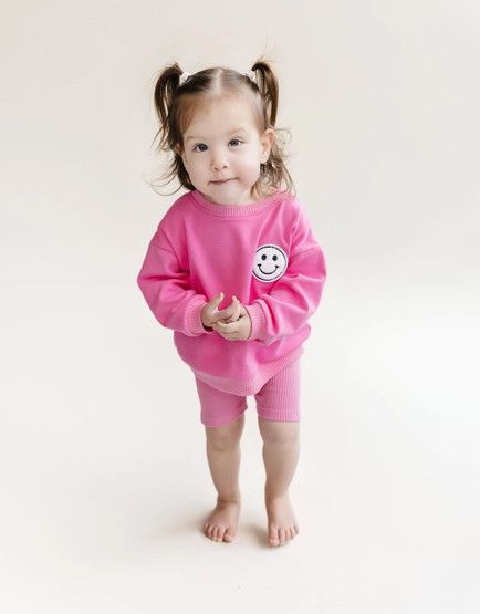 Lucky Panda Kids- Biker Short Set