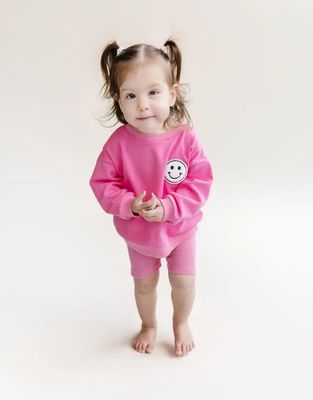 Lucky Panda Kids- Biker Short Set
