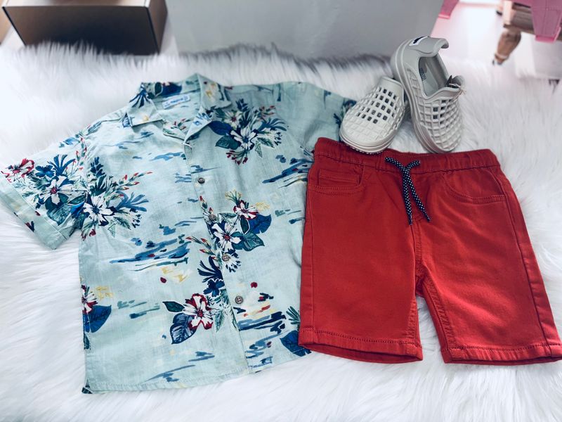 Mayoral- Mini- Resort Shirt &amp; Twill Short Better Cotton