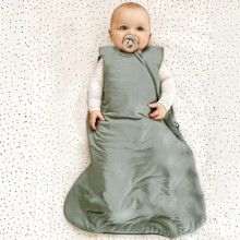 Günamüna- Bamboo Transitional Swaddle Sack (.5 TOG), Size: 3-6M (Length 27&quot;), Color: Sage, Style: 3810