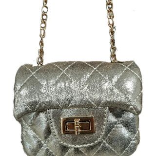 M.L. Kids- Quilted Purse, Color: Gold, Style: PU001