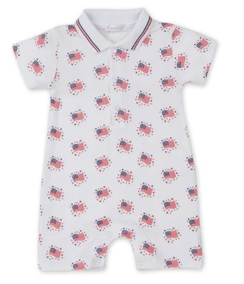 Kissy Kissy- Essence of America Printed Short Playsuit
