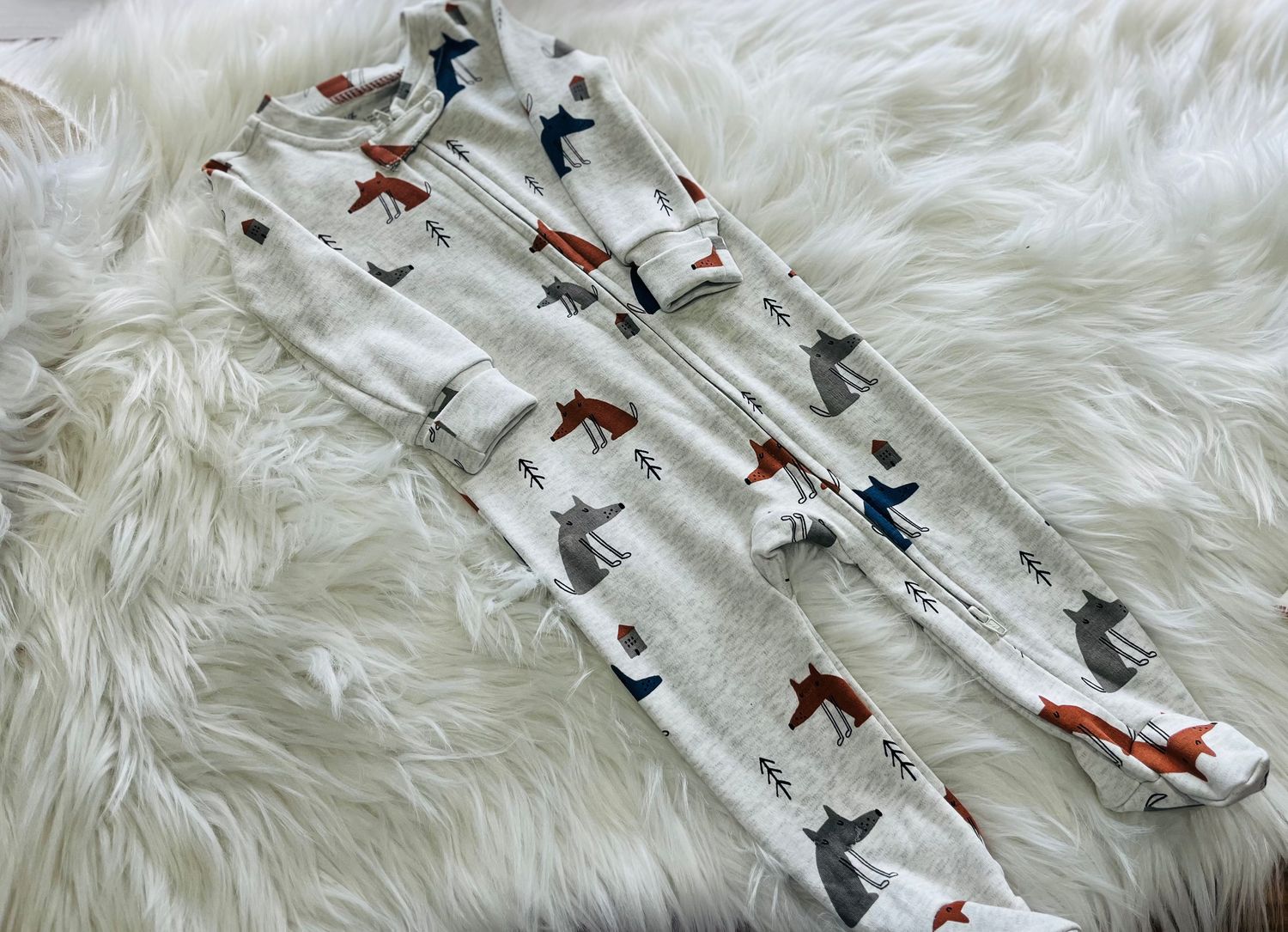deux par deux - Zipped Footed Pajama
