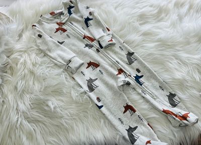 deux par deux - Zipped Footed Pajama