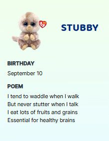 Ty Inc.- Beanie Bellies 8"