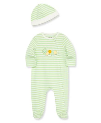 Little Me- Caterpillar Footie &amp; Hat