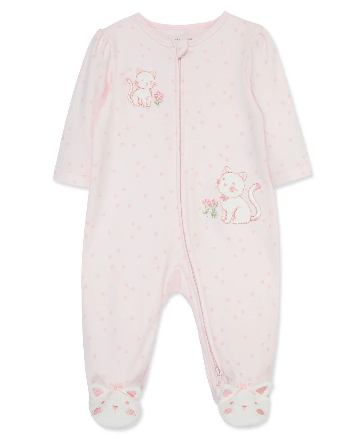 Little Me- Sweet Kitties Footie