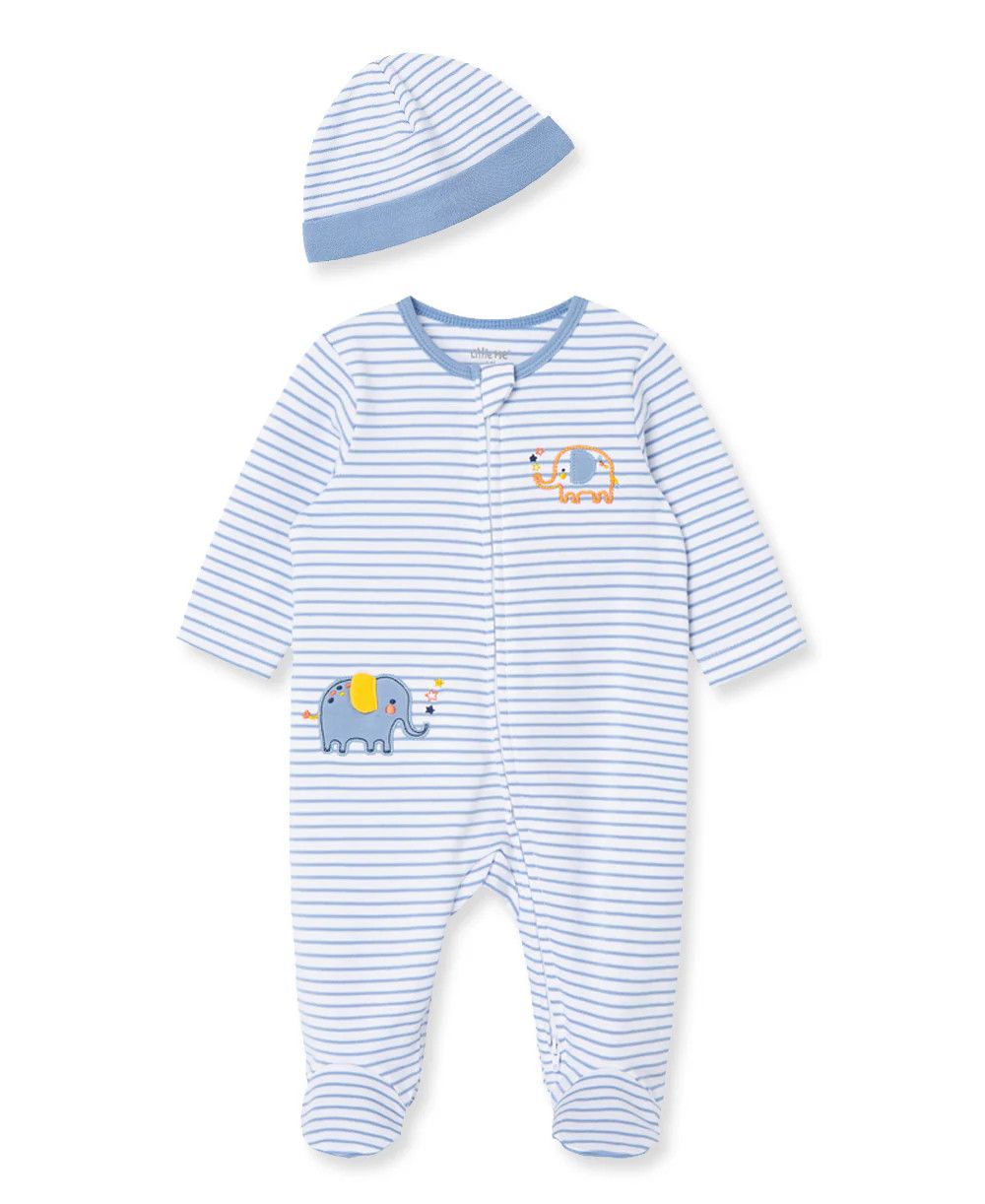  Little Me- Elephant Footie &amp; Hat