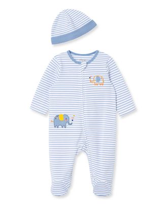  Little Me- Elephant Footie &amp; Hat