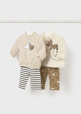 Mayoral- Newborn- 4 Piece Legging Set 