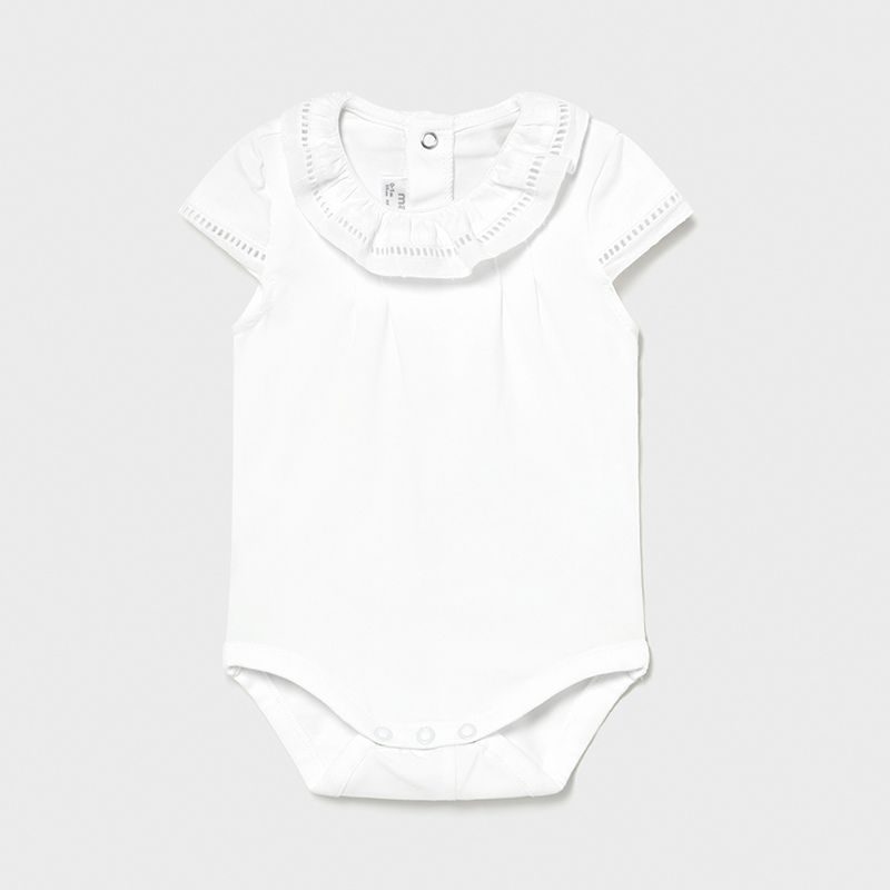 Mayoral- Newborn- Bodysuit, Size: 18M (US 24M), Color: 34 Blanco, Style: 1792