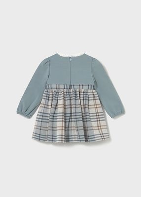 Mayoral- Baby- Plaid Dress Long Sleeve