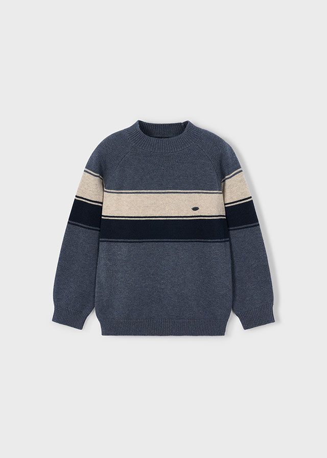 Mayoral- Mini- Striped Knit Sweater