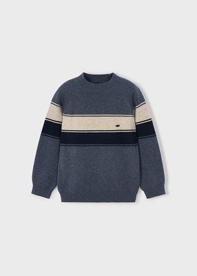 Mayoral- Mini- Striped Knit Sweater