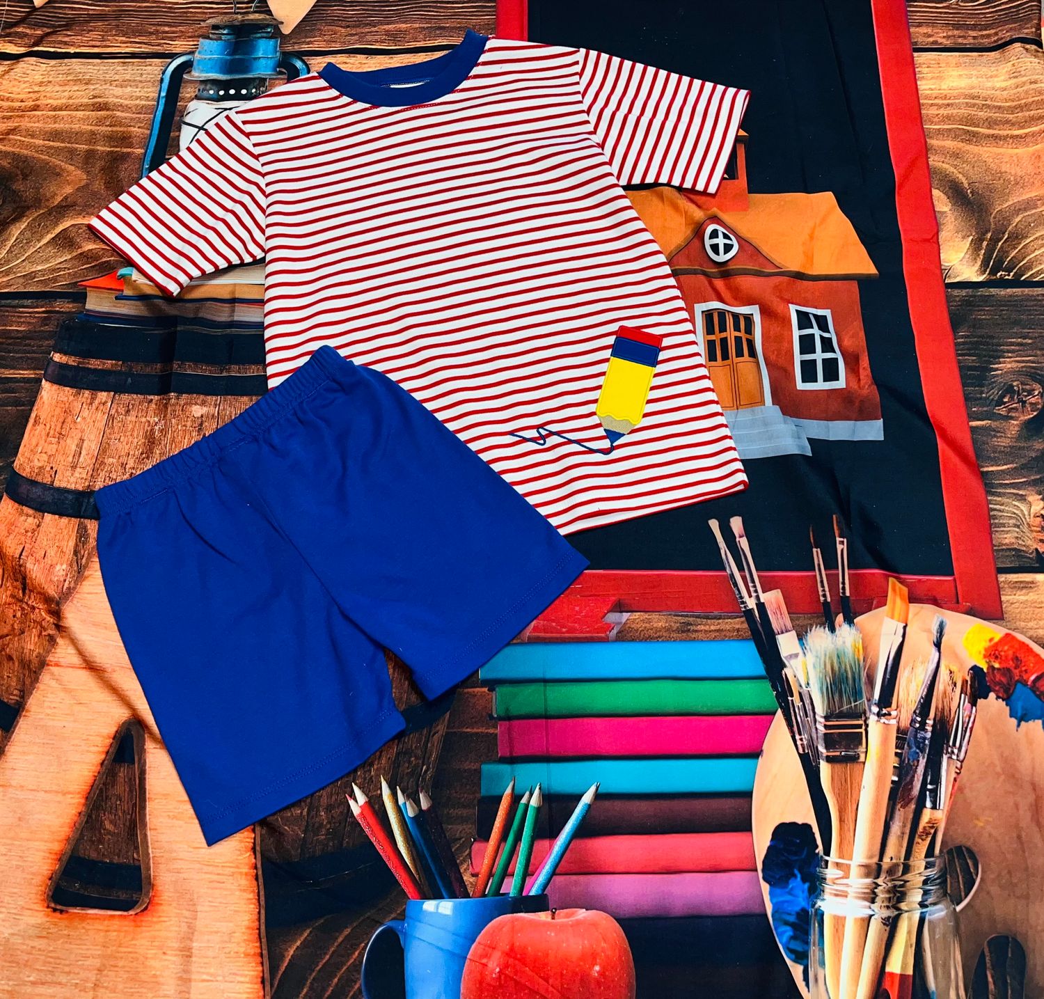 Zuccini Kids- Pencil Harry&#39;s Short Set