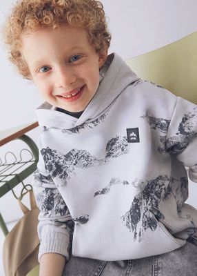 Mayoral-Mini- Printed Pullover Hoodie