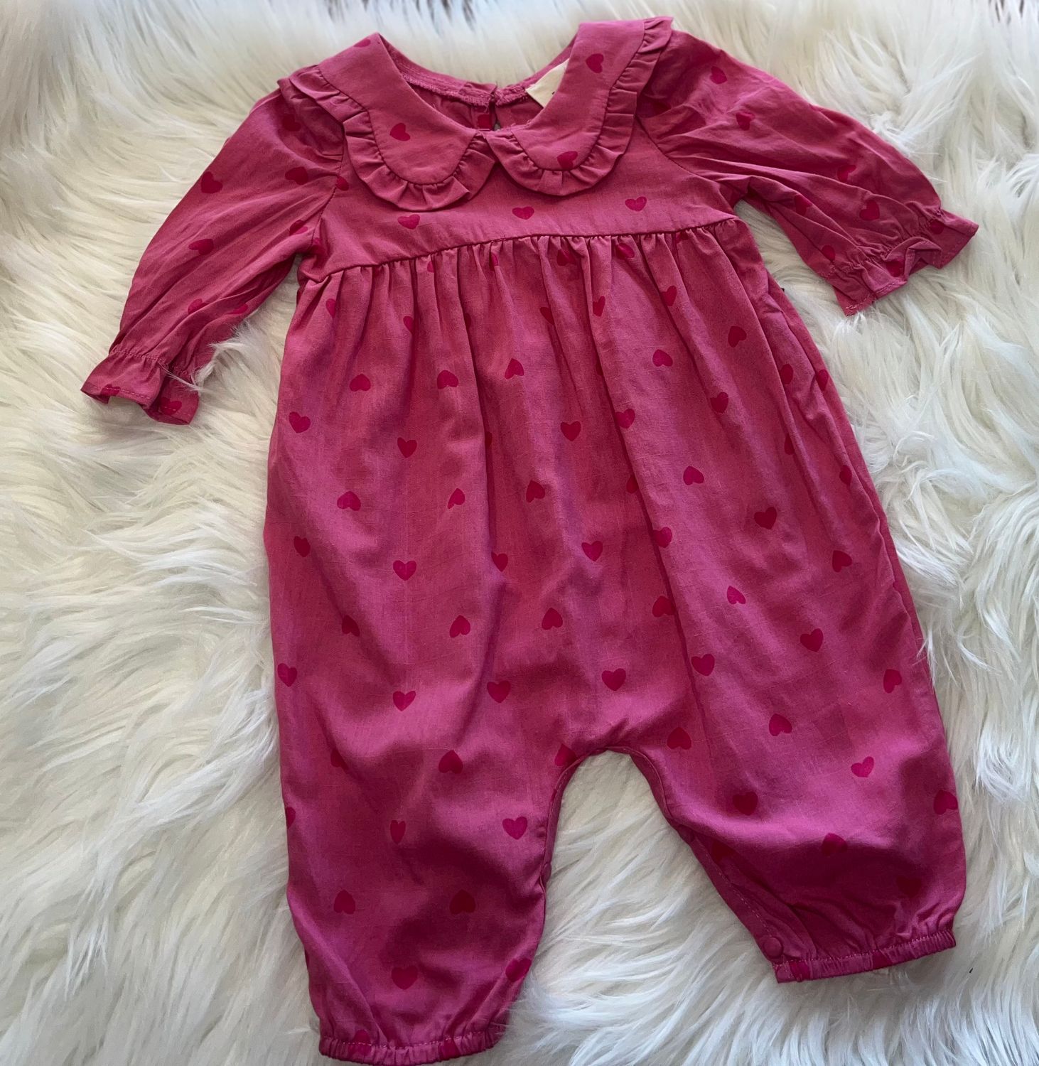 Mabel + Honey- Perfect in Pink Romper