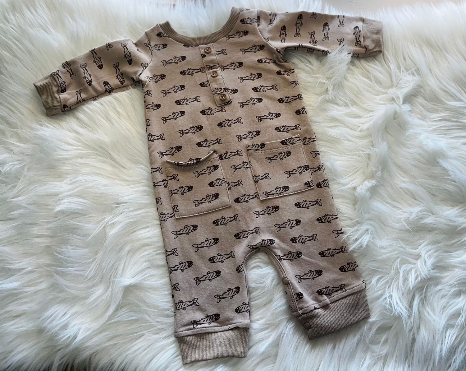 Beckett and Bear- Isaiah Romper