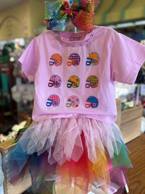 Haven Girl- Game Day Helmet Skort Set