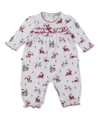 Kissy Kissy- Christmas Capers Ruffle Playsuit, Size: 6-9M, Color: Multi, Style: KG812402I