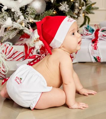 Kissy Kissy- Baby&#39;s 1st Christmas Diaper Cover