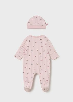 Mayoral- Newborn- Dino Footie w/Hat