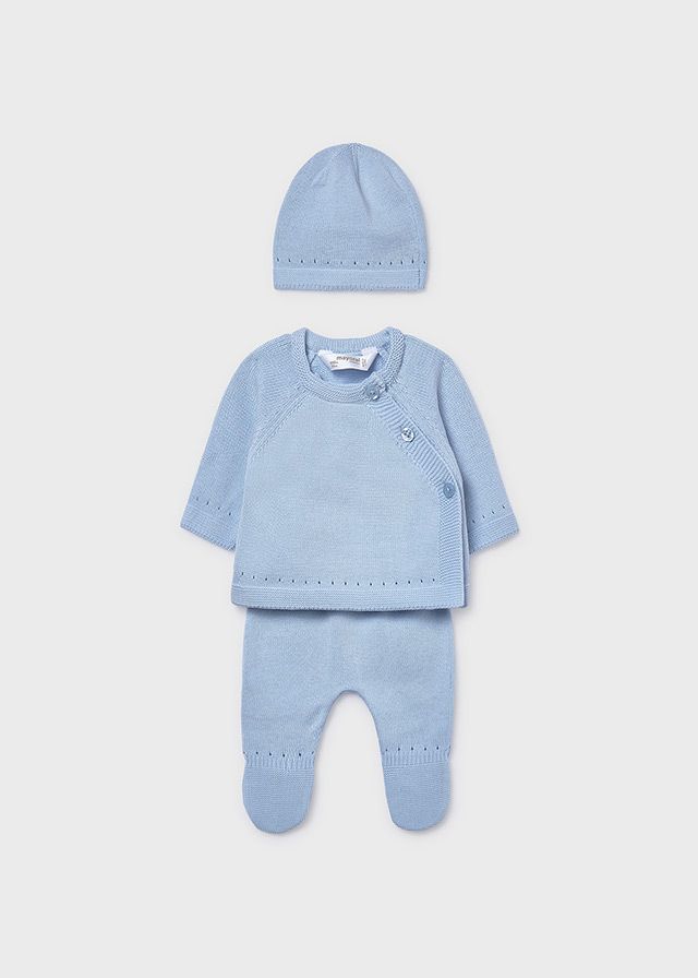 Mayoral- Newborn- 3 Piece Gift Knit Set