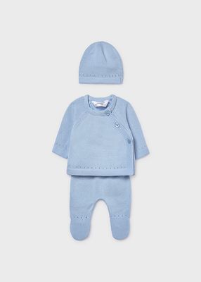 Mayoral- Newborn- 3 Piece Gift Knit Set