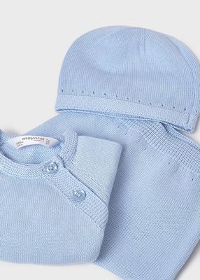 Mayoral- Newborn- 3 Piece Gift Knit Set