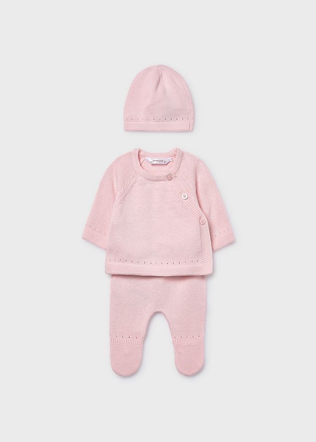 Mayoral- Newborn- 3 Piece Gift Knit Set