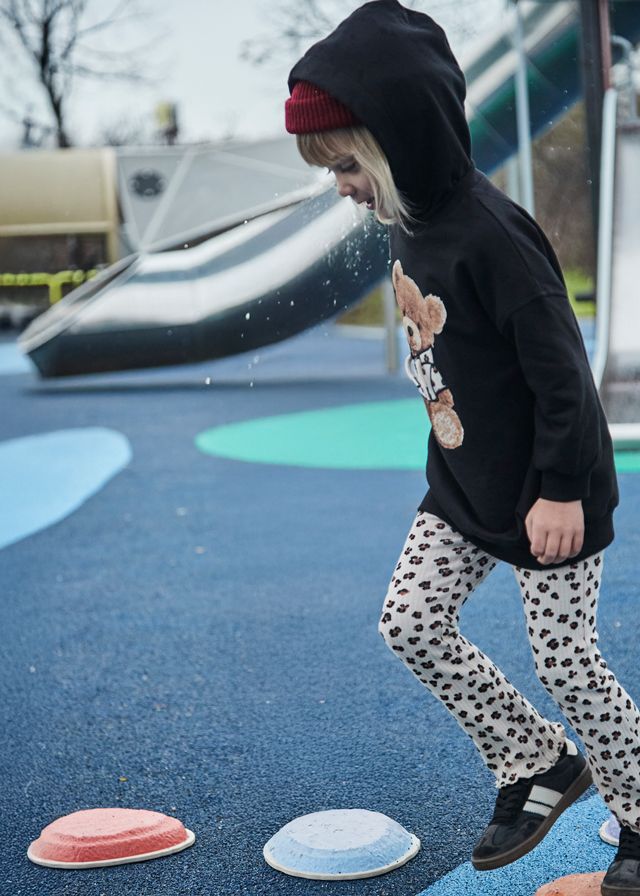 Mayoral- Mini- Leopard Print Flare Leggings