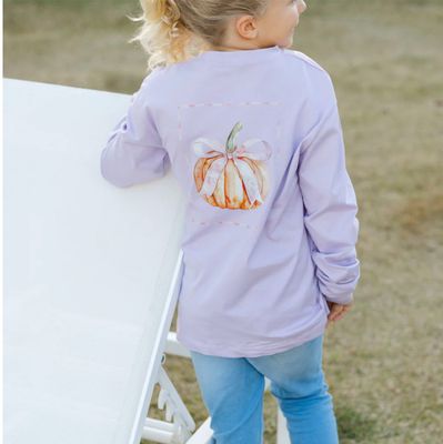 J.Bailey- Pumpkin L/S Logo Tee 