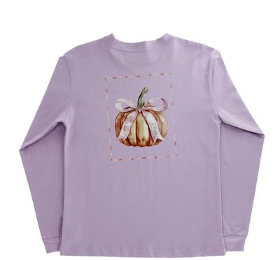 J.Bailey- Pumpkin L/S Logo Tee 