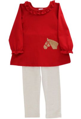 The Bailey Boys- Pony Pals L/S Tunic Pant Set