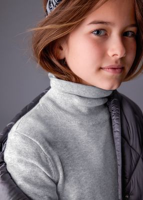 Mayoral- Junior- Girls Basic Turtleneck Sweater