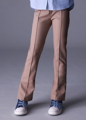 Mayoral- Junior- Leatherette Flared Leggings