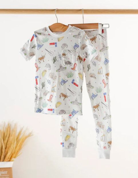 Nola Tawk- Texas Kids Organic Cotton 2 Piece Pajamas