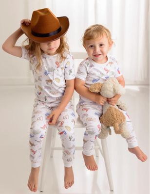 Nola Tawk- Texas Kids Organic Cotton 2 Piece Pajamas