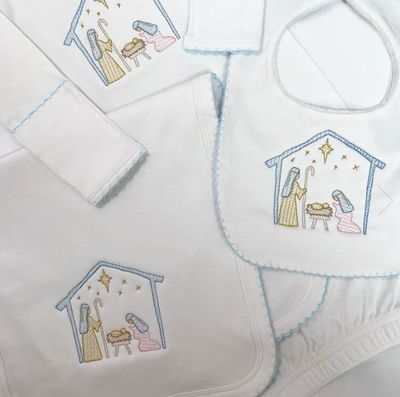 Nola Tawk- Take Me Home Nativity Embroidery