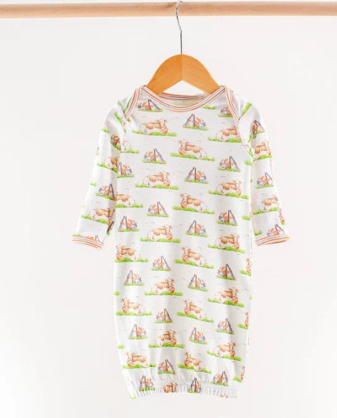 Nola Tawk- Mascot Mania in Texas Organic Cotton Gown &amp; Blanket