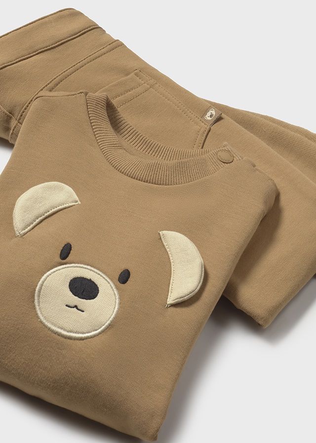 Mayoral- Baby- Bear Tracksuit Set, Size: 9M (US12M), Color: 58 Caramelo/Caramel, Style: 2597