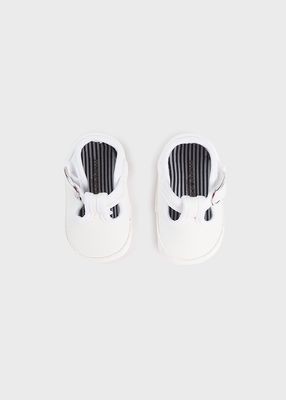 Mayoral- Newborn- T-Strap Canvas Shoe