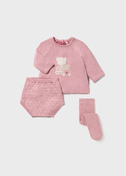 Mayoral- Newborn- 3 PC Knit Better Cotton Set