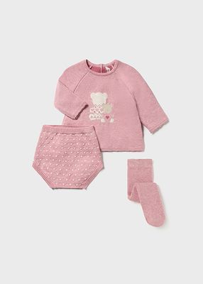 Mayoral- Newborn- 3 PC Knit Better Cotton Set