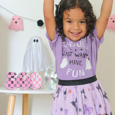 Sweet Wink- Ghouls Just Wanna Have Fun Skirt Set