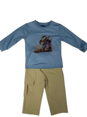 Emma Jean - Boots &amp; Hat T-Shirt &amp; Pant Set