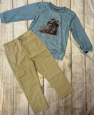 Emma Jean - Boots &amp; Hat T-Shirt &amp; Pant Set