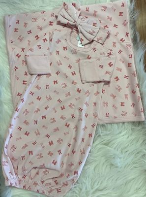 Shimoa Essentials - Coquette Gown w/Headband &amp; Blanket