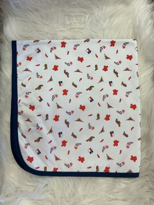 Shimoa Essentials - Texas Zip Footie w/Blanket &amp; Headband